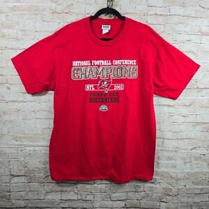 2002 Tampa Bay Buccaneers National Football Conference Champions Tee LEE SPORT L